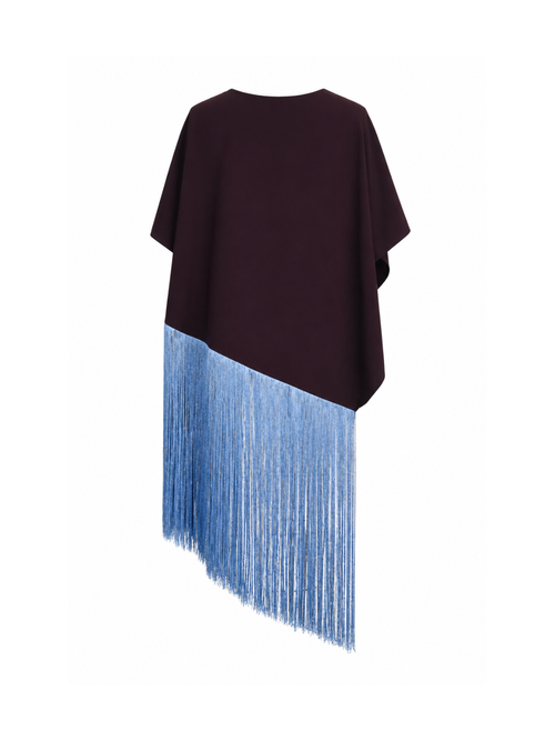 burgundy & blue