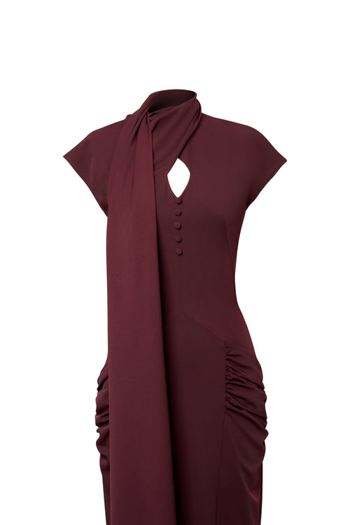 deep burgundy