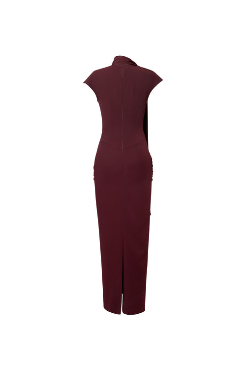 deep burgundy