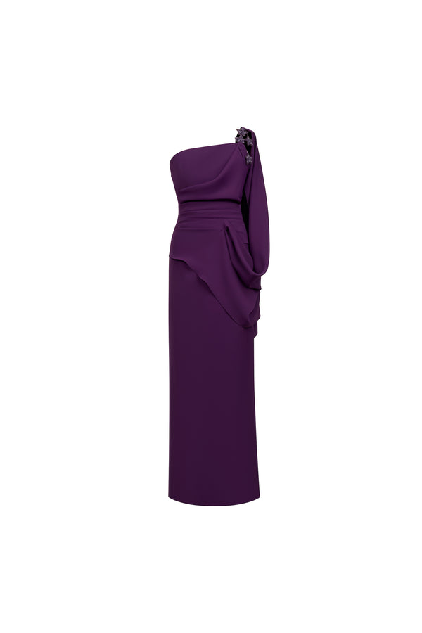 Waist Draped Dress